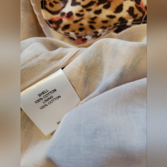 Gibson Latimer Animal Print Blouse - Size XL - Picture 11 of 11